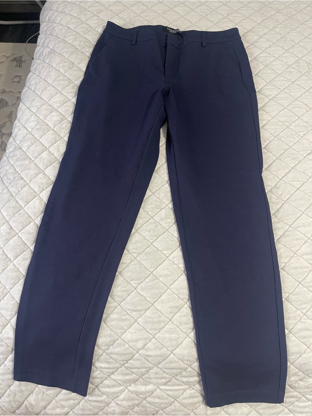 Liverpool Navy Boot-Cut Women's Pants